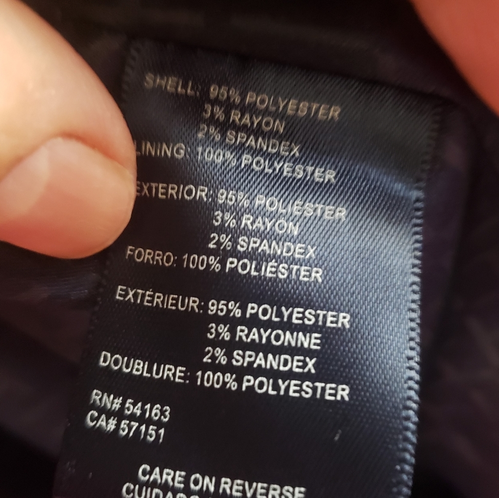 TOMMY HILFIGER PLUS-SIZE BREASTED PEACOAT 1X - Picture 8 of 9